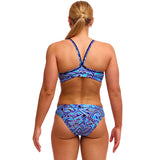 Funkita - Blue Bits - Ladies Eco Sports Top