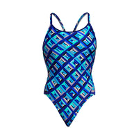 Funkita - Blue Bunkers - Ladies Diamond Back One Piece