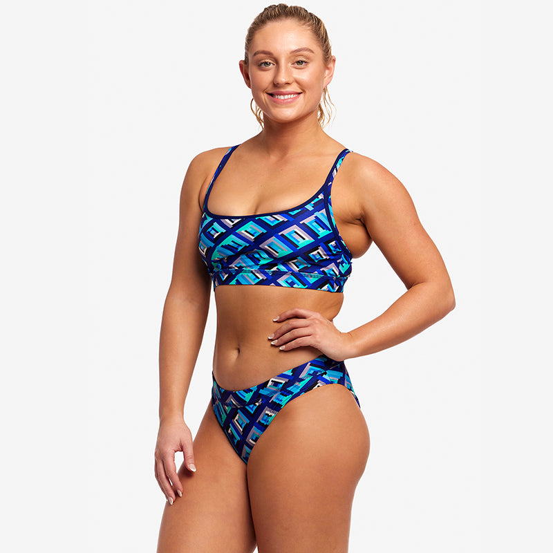 Funkita - Blue Bunkers - Ladies Sports Brief