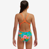 Funkita - Blue Hawaii - Girls Eco Single Strap One Piece