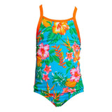 Funkita - Blue Hawaii - Toddler Girls Eco Printed One Piece