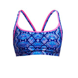 Funkita - Blue Viper - Ladies Eco Sports Top