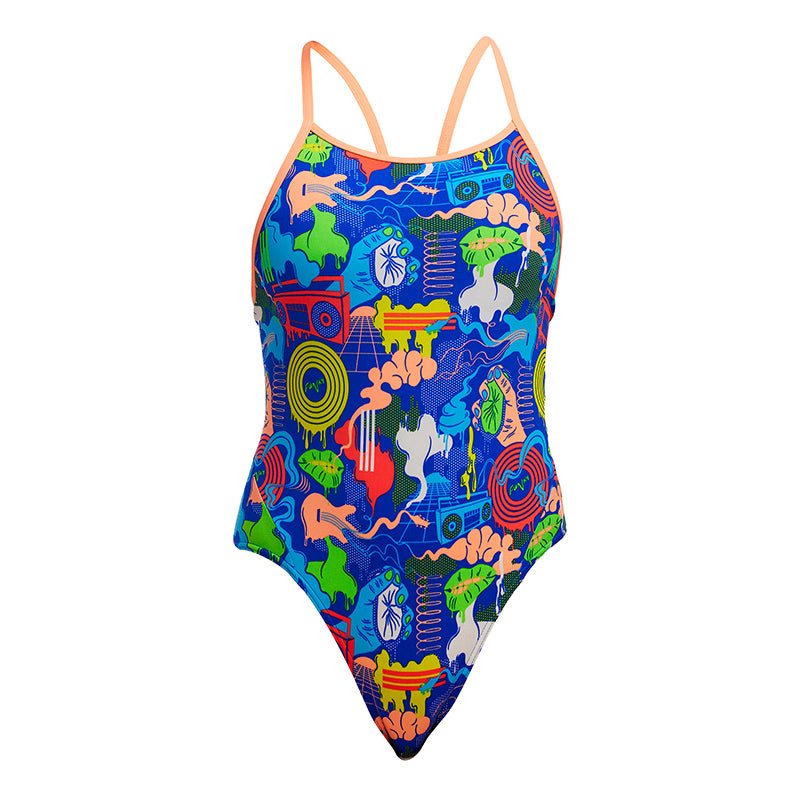 Funkita - Blues Baby - Girls Eco Diamond Back One Piece
