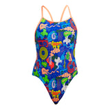 Funkita - Blues Baby - Girls Eco Diamond Back One Piece