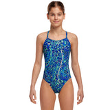 Funkita - Blues Festival - Girls Diamond Back One Piece