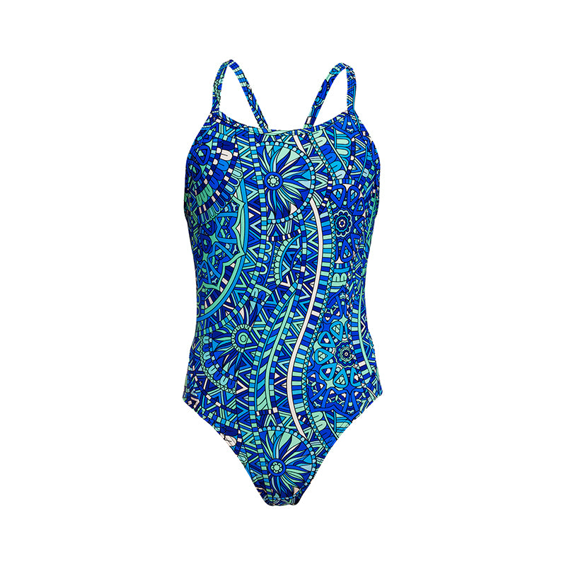 Funkita - Blues Festival - Girls Diamond Back One Piece