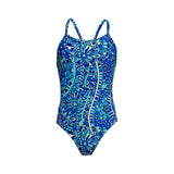 Funkita - Blues Festival - Girls Diamond Back One Piece