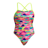 Funkita - Blurred Babe - Ladies Eco Strapped In One Piece