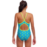Funkita - Bolted - Girls Eco Diamond Back One Piece