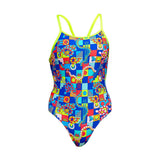 Funkita - Bored Games - Girls Eco Diamond Back One Piece