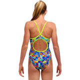 Funkita - Bored Games - Girls Eco Diamond Back One Piece