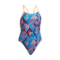 Funkita - Boxed Up - Girls Eco Diamond Back One Piece