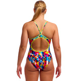 Funkita - Broken Blox - Ladies Eco Diamond Back One Piece