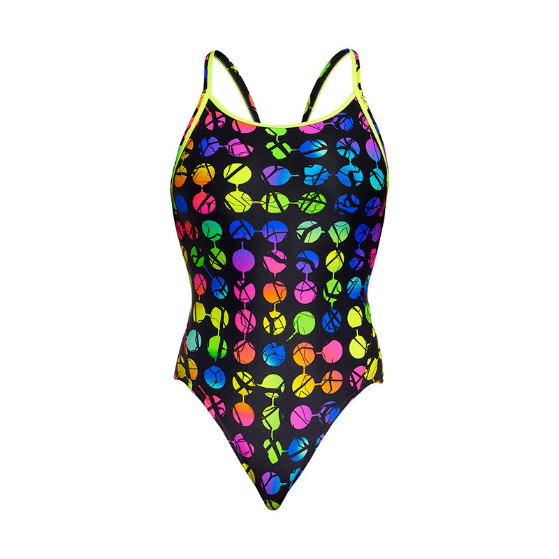 Funkita - Broken Circle - Ladies Diamond Back One Piece