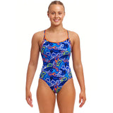 Funkita - Broken Hearts - Ladies Eco Diamond Back One Piece