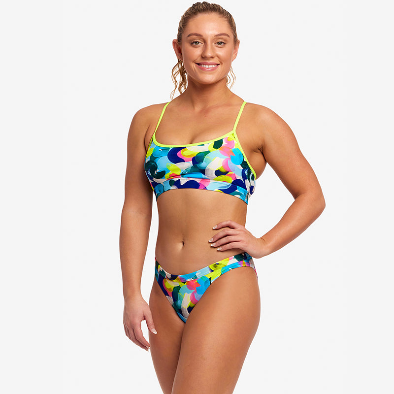 Funkita - Brush It Off - Ladies Swim Crop Top