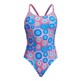 Funkita - Bundjalung Blue - Ladies Eco Diamond Back One Piece