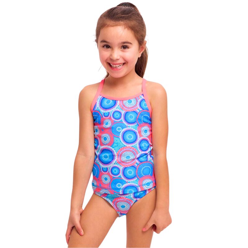 Funkita - Bundjalung Blue - Toddler Girls Swim Steady Tankini & Brief