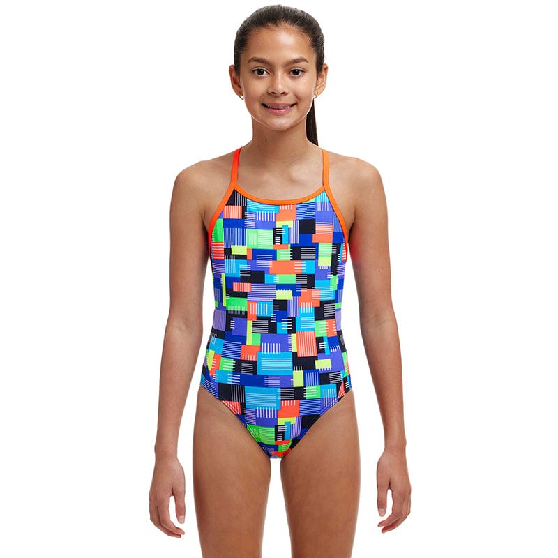Funkita - Chip Set - Girls Eco Diamond Back One Piece