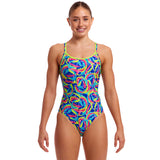 Funkita - Choppy Waters - Ladies Eco Diamond Back One Piece