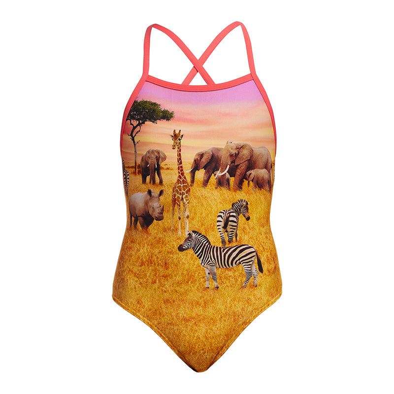 Funkita - Circle Of Life - Girls Eco Strapped In One Piece