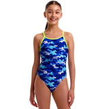 Funkita - Clean Marine - Girls Eco Diamond Back One Piece
