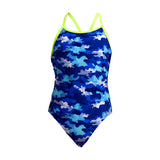 Funkita - Clean Marine - Girls Eco Diamond Back One Piece