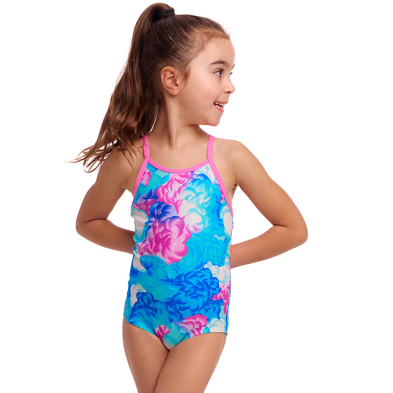 Funkita - Cloud Street - Toddler Girls Eco Printed One Piece