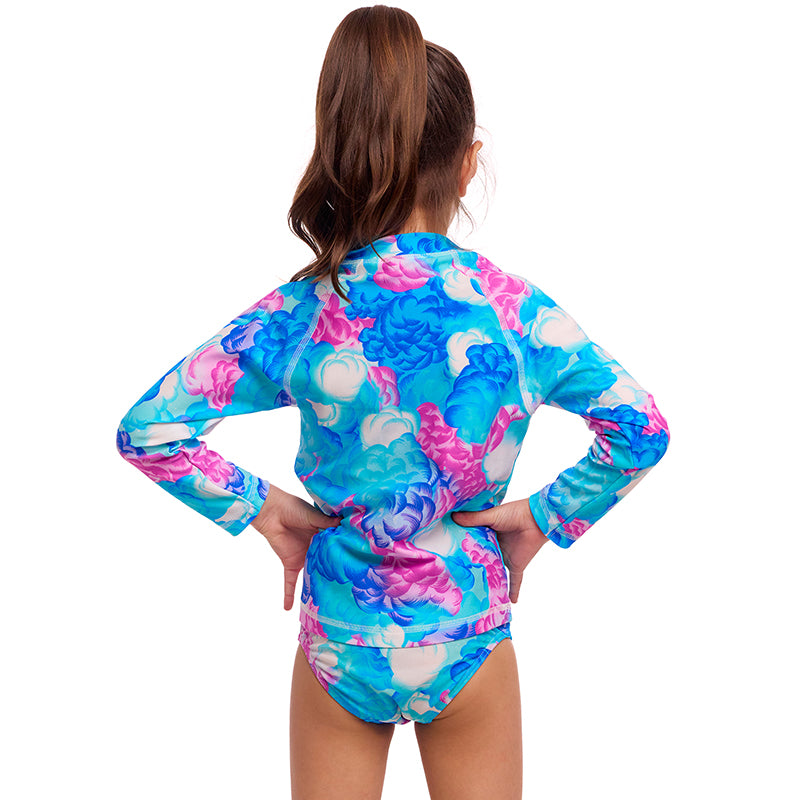 Funkita - Cloud Street - Toddler Girls Eco Zippy Rashie & Brief