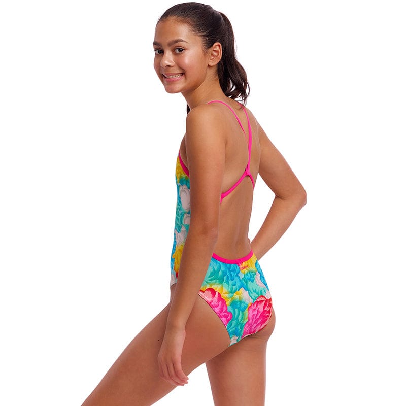 Funkita - Cloudy Colours - Girls Eco Single Strap One Piece