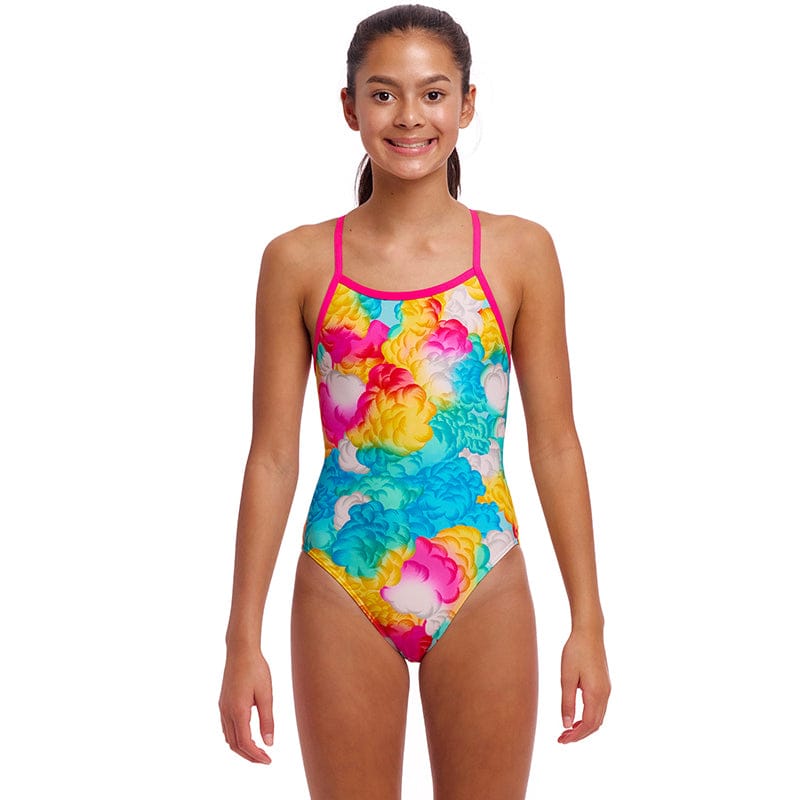 Funkita - Cloudy Colours - Girls Eco Single Strap One Piece