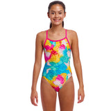 Funkita - Cloudy Colours - Girls Eco Single Strap One Piece
