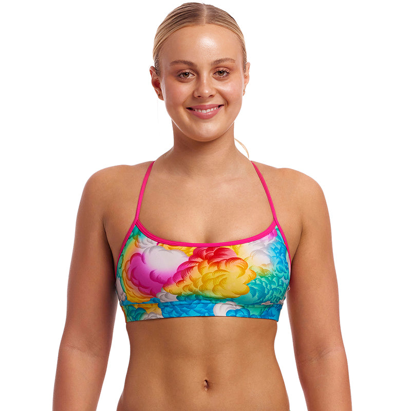 Funkita - Cloudy Colours - Ladies Eco Swim Crop Top