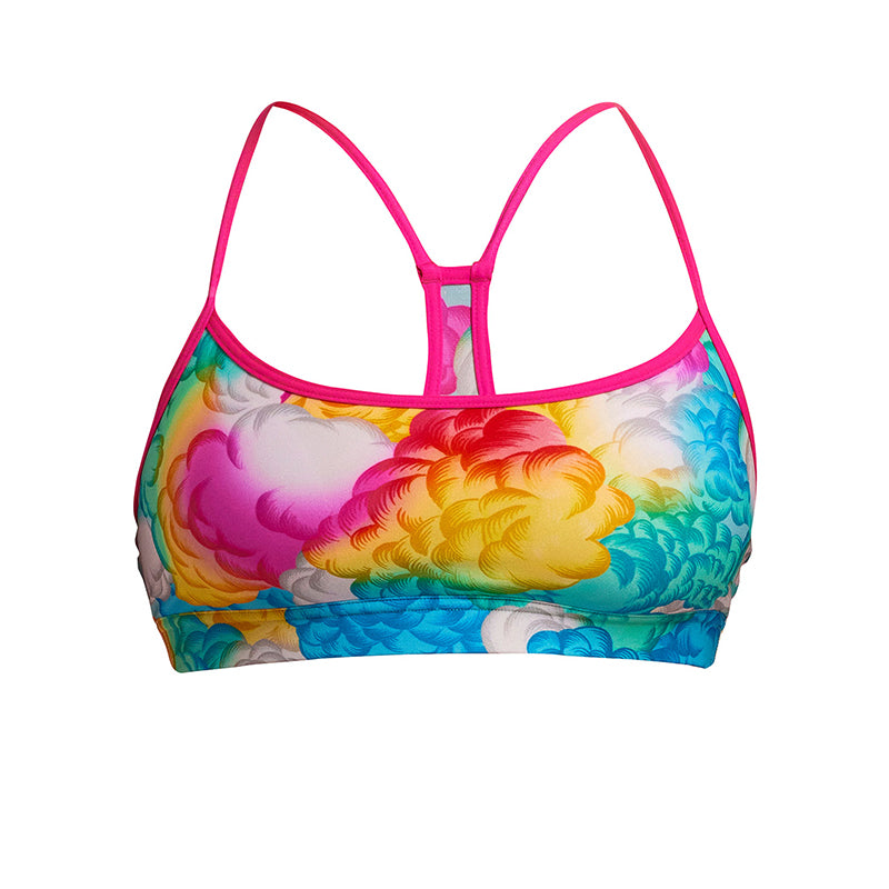 Funkita - Cloudy Colours - Ladies Eco Swim Crop Top