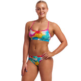 Funkita - Cloudy Colours - Ladies Eco Swim Crop Top