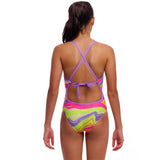 Funkita - Colour Contour - Girls Eco Tie Me Tight One Piece