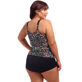 Funkita - Copper Cluster - Ladies Scoop Neck Tankini Top