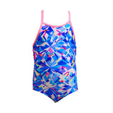 Funkita - Crystal Mess - Toddler Girls Eco Printed One Piece