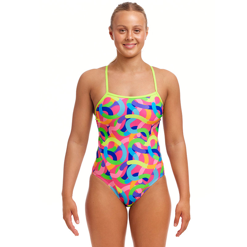 Funkita - Curly Wurly - Ladies Eco Single Strap One Piece