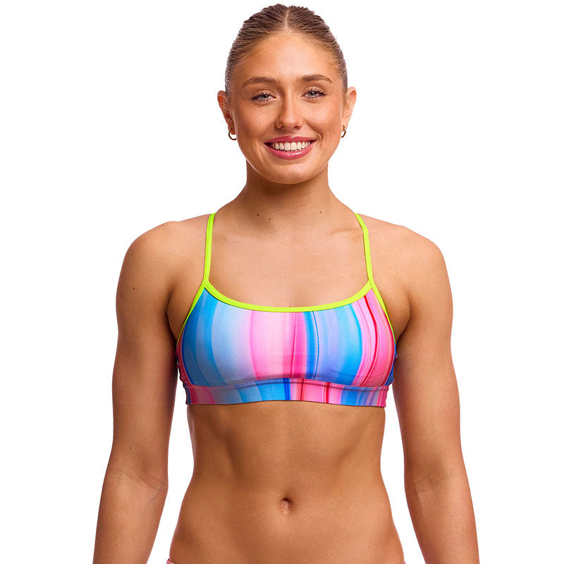 Funkita - Curtain Call - Ladies Eco Swim Crop Top