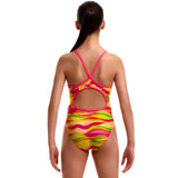 Funkita - Custard Cakes - Girls Eco Diamond Back One Piece