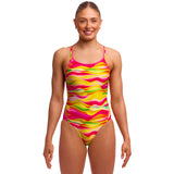 Funkita - Custard Cakes - Ladies Eco Diamond Back One Piece