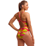 Funkita - Custard Cakes - Ladies Eco Diamond Back One Piece