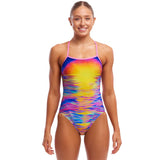 Funkita - Darkinjung Sunset - Ladies Eco Single Strap One Piece