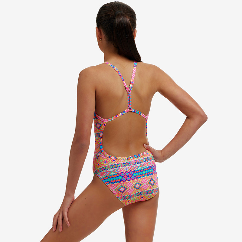 Funkita - Devil In Detail - Girls Eco Twisted One Piece