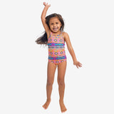 Funkita - Devil In Detail - Toddler Girls Eco Printed One Piece