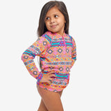 Funkita - Devil In Detail - Toddler Girls Eco Zippy Rashie & Brief