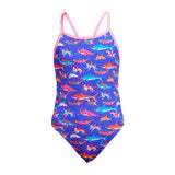 Funkita - Doggie Paddle - Girls Eco Single Strap One Piece