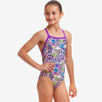 Funkita - Donkey Doll - Girls Eco Tie Me Tight One Piece