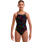 Funkita - Doodles - Girls Eco Strapped In One Piece